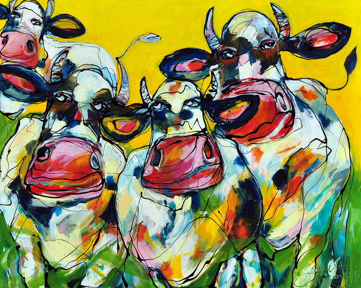 Janet Timmerije + Yellow cows